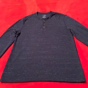 Sonoma Men’s Henley Shirt, Size XL, EUC
